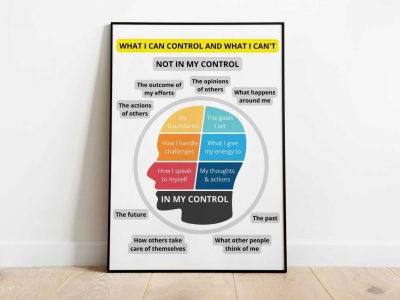 Classroom Poster - What I can Control and What I can't