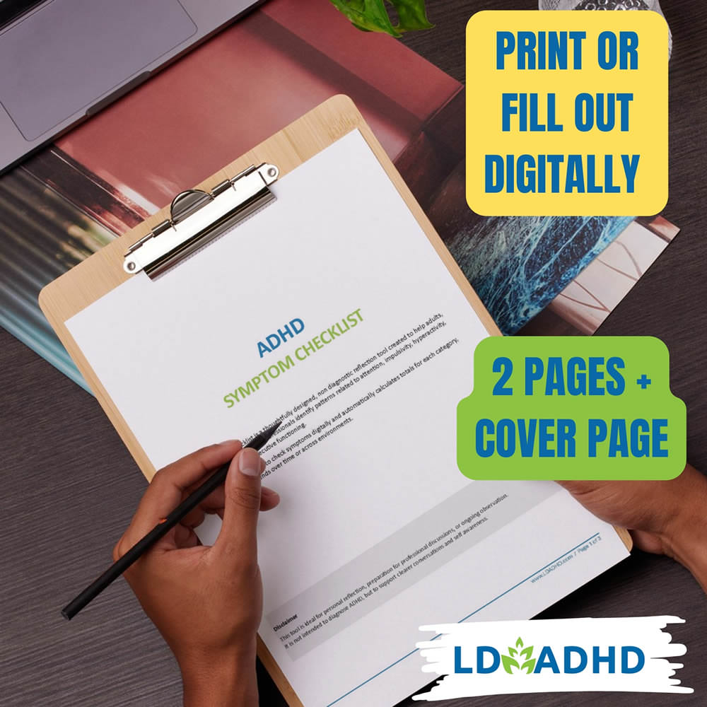 ADHD Symptom Checklist